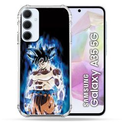 Coque Renforcé Pour Samsung Galaxy A35 5G Manga Dragon Ball Sangoku Noir