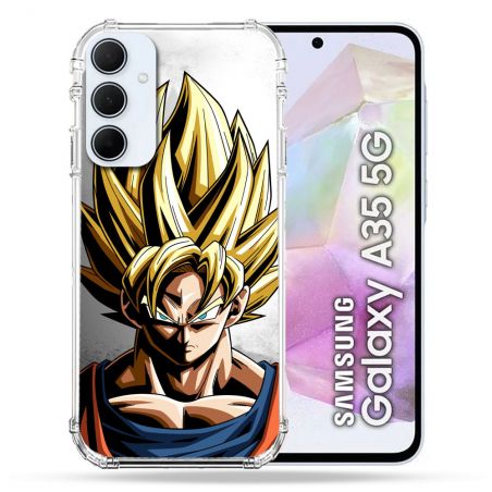 Coque Renforcé Pour Samsung Galaxy A35 5G Manga Dragon Ball Sangoku Portrait