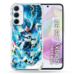 Coque Renforcé Pour Samsung Galaxy A35 5G Manga Dragon Ball Vegeta Bleu