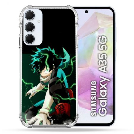Coque Renforcé Pour Samsung Galaxy A35 5G Manga My Hero Academia Deku