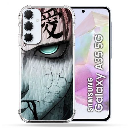 Coque Renforcé Pour Samsung Galaxy A35 5G Manga Naruto Gaara