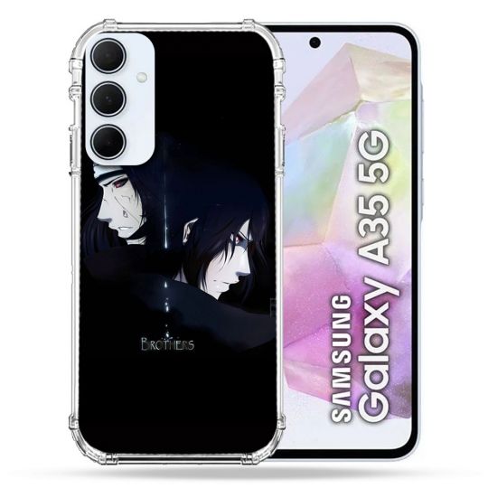 Coque Renforcé Pour Samsung Galaxy A35 5G Manga Naruto Sasuke Itachi