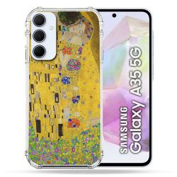 Coque Renforcé Pour Samsung Galaxy A35 5G Peinture Le Baiser