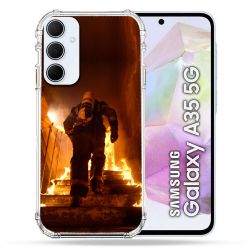 Coque Renforcé Pour Samsung Galaxy A35 5G Pompier Escalier