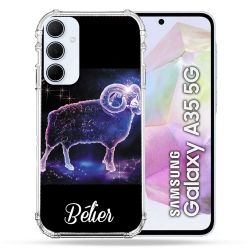 Coque Renforcé Pour Samsung Galaxy A35 5G Signe Zodiaque 2 Bélier