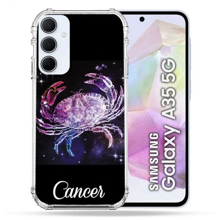 Coque Renforcé Pour Samsung Galaxy A35 5G Signe Zodiaque 2 Cancer