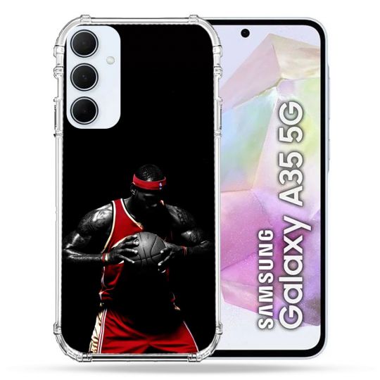 Coque Renforcé Pour Samsung Galaxy A35 5G Sport Basketeur