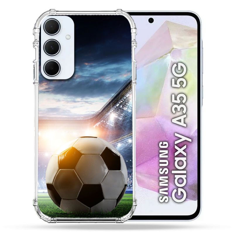 Coque Renforcé Pour Samsung Galaxy A35 5G Sport Football Stade