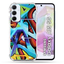 Coque Renforcé Pour Samsung Galaxy A35 5G Street Art Graf Color