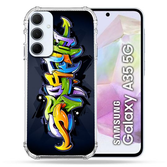 Coque Renforcé Pour Samsung Galaxy A35 5G Street Art Graffiti