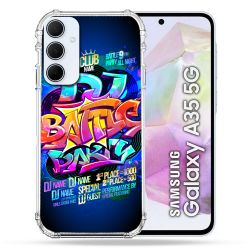 Coque Renforcé Pour Samsung Galaxy A35 5G Street Art Rap