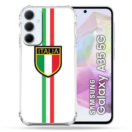 Coque Renforcé Pour Samsung Galaxy A35 5G Voyage Italie 3 Blanc