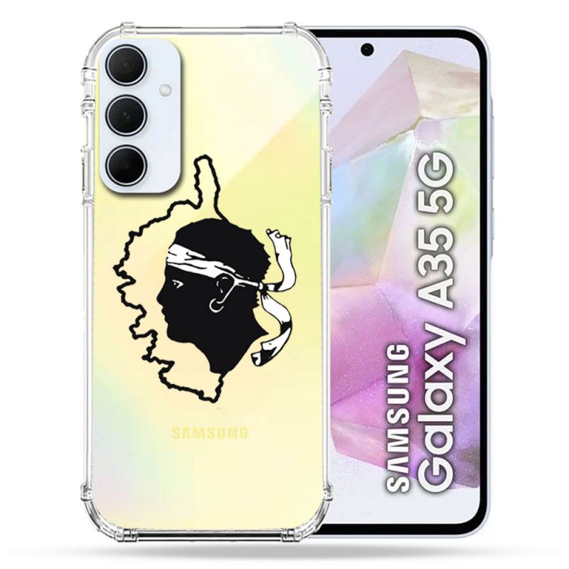 Coque Renforcé Transparente Pour Samsung Galaxy A35 5G Corse
