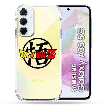 Coque Renforcé Transparente Pour Samsung Galaxy A35 5G Dragon Ball Logo
