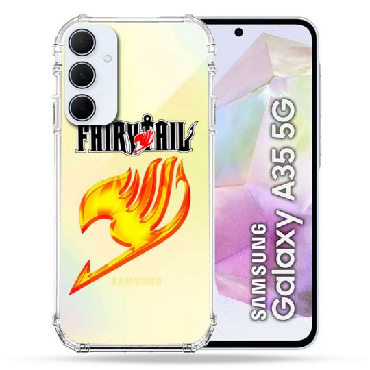 Coque Renforcé Transparente Pour Samsung Galaxy A35 5G Fairy Tail