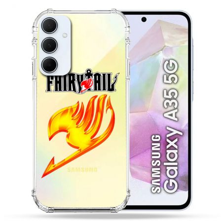 Coque Renforcé Transparente Pour Samsung Galaxy A35 5G Fairy Tail