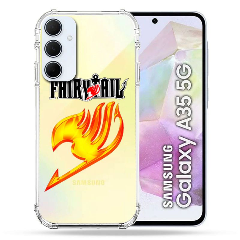 Coque Renforcé Transparente Pour Samsung Galaxy A35 5G Fairy Tail