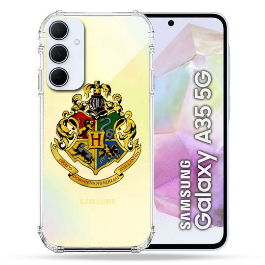 Coque Renforcé Transparente Pour Samsung Galaxy A35 5G Harry Potter Poudlard