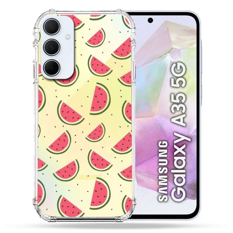 Coque Renforcé Transparente Pour Samsung Galaxy A35 5G Pasteque