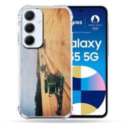 Coque Renforcé Pour Samsung Galaxy A55 5G Agriculture Moissonneuse