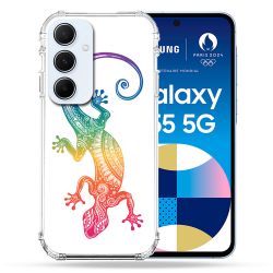 Coque Renforcé Pour Samsung Galaxy A55 5G Animal Salamandre Color
