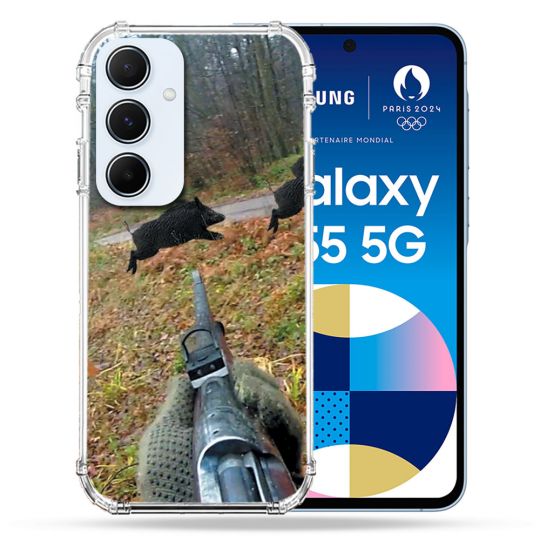 Coque Renforcé Pour Samsung Galaxy A55 5G Chasse Vision Tir