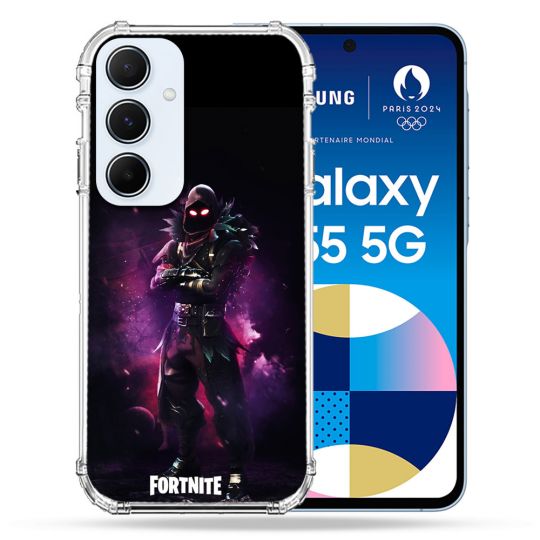 Coque Renforcé Pour Samsung Galaxy A55 5G Fortnite Raven