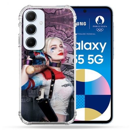 Coque Renforcé Pour Samsung Galaxy A55 5G Harley Quinn Batte