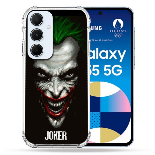 Coque Renforcé Pour Samsung Galaxy A55 5G Joker Noir