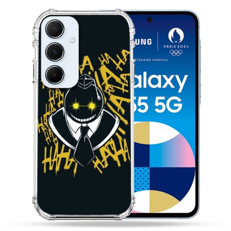 Coque Renforcé Pour Samsung Galaxy A55 5G Manga Assassination Classroom Kuro Noir