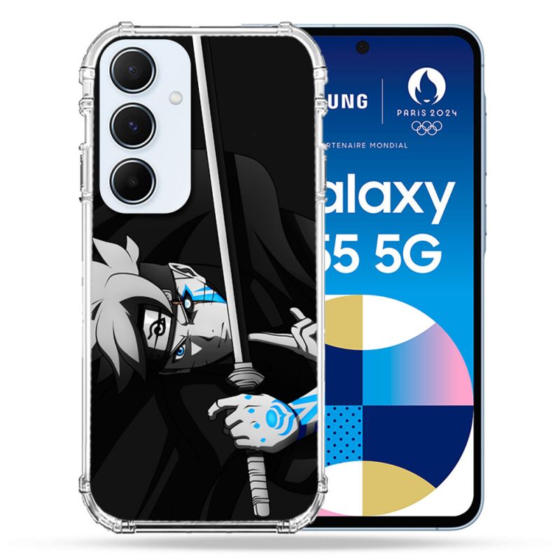 Coque Renforcé Pour Samsung Galaxy A55 5G Manga Boruto Epée