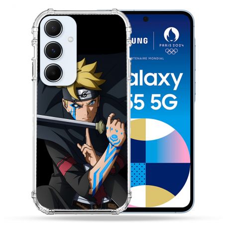 Coque Renforcé Pour Samsung Galaxy A55 5G Manga Boruto Tatouage