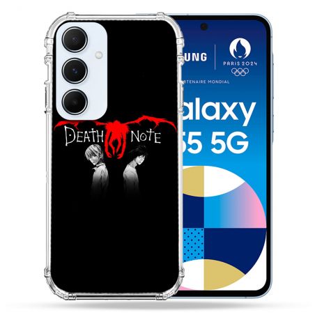 Coque Renforcé Pour Samsung Galaxy A55 5G Manga Death Note Noir