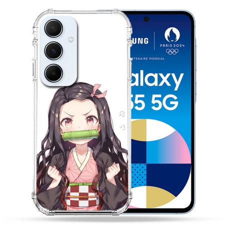 Coque Renforcé Pour Samsung Galaxy A55 5G Manga Demon Slayer Nezuko