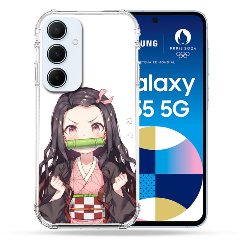 Coque Renforcé Pour Samsung Galaxy A55 5G Manga Demon Slayer Nezuko