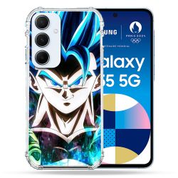 Coque Renforcé Pour Samsung Galaxy A55 5G Manga Dragon Ball Gogeta Visage