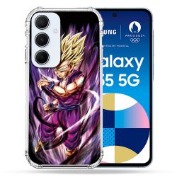 Coque Renforcé Pour Samsung Galaxy A55 5G Manga Dragon Ball Sangohan Violet