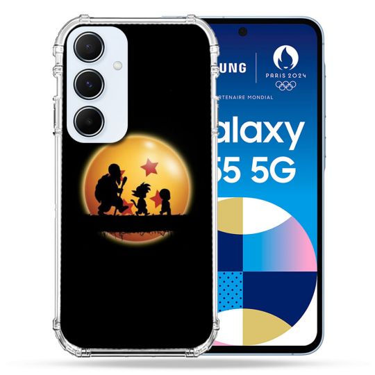 Coque Renforcé Pour Samsung Galaxy A55 5G Manga Dragon Ball Vintage