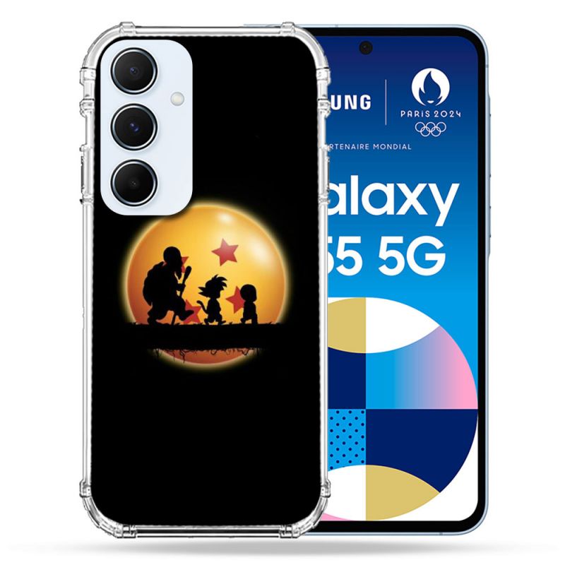 Coque Renforcé Pour Samsung Galaxy A55 5G Manga Dragon Ball Vintage