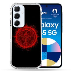 Coque Renforcé Pour Samsung Galaxy A55 5G Manga Fullmetal Alchemist Logo