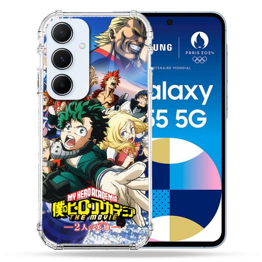 Coque Renforcé Pour Samsung Galaxy A55 5G Manga My Hero Academia Affiche
