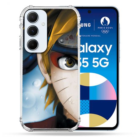 Coque Renforcé Pour Samsung Galaxy A55 5G Manga Naruto Blanc