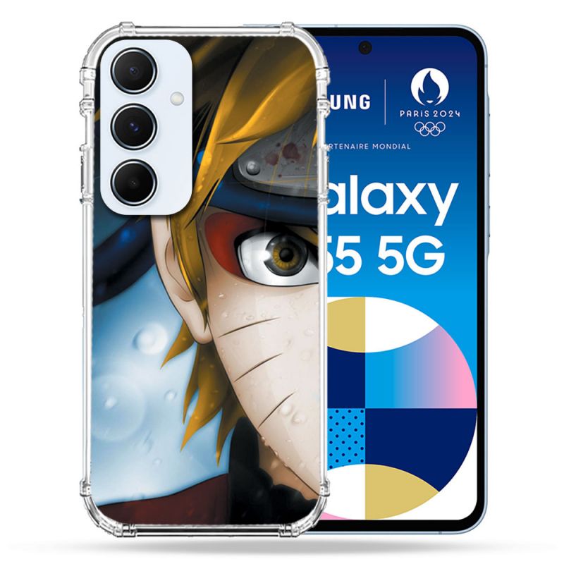 Coque Renforcé Pour Samsung Galaxy A55 5G Manga Naruto Blanc
