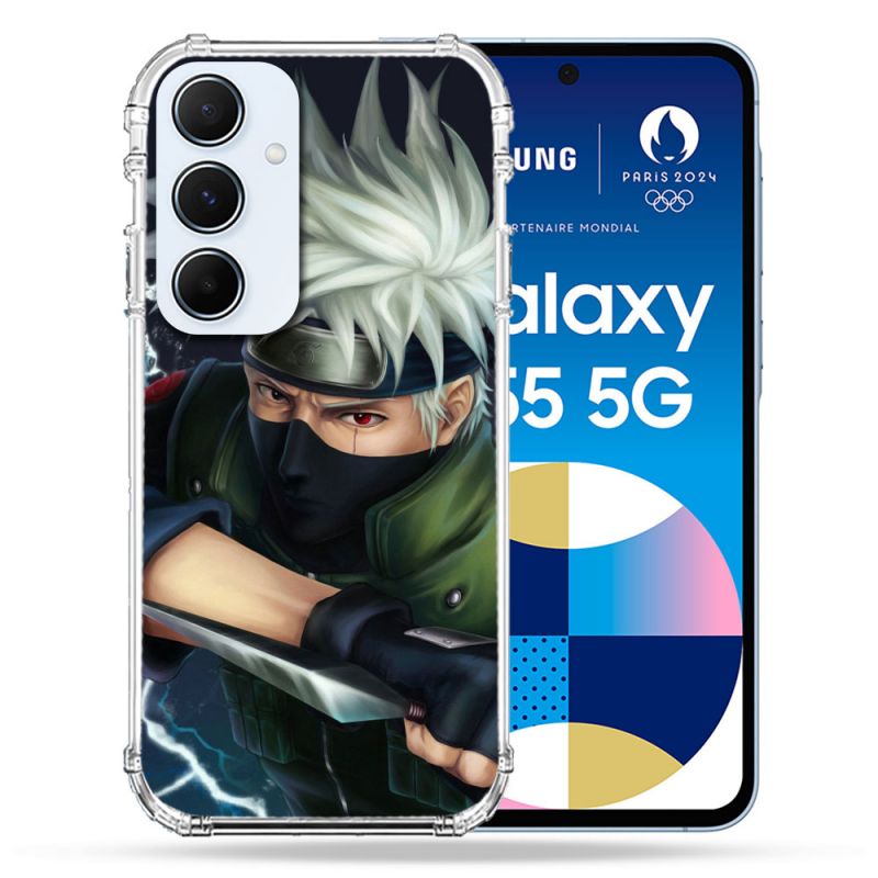 Coque Renforcé Pour Samsung Galaxy A55 5G Manga Naruto Kakashi