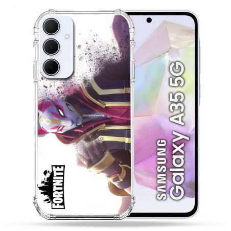 Coque Renforcé Pour Samsung Galaxy A35 5G Fortnite Blanc