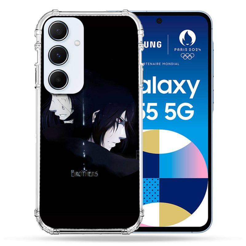 Coque Renforcé Pour Samsung Galaxy A55 5G Manga Naruto Sasuke Itachi
