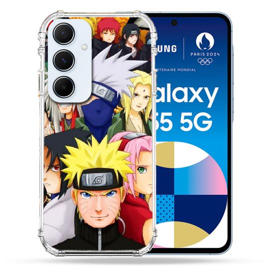 Coque Renforcé Pour Samsung Galaxy A55 5G Manga Naruto Team