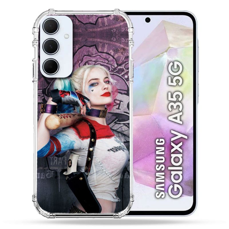 Coque Renforcé Pour Samsung Galaxy A35 5G Harley Quinn Batte
