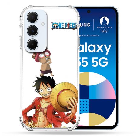 Coque Renforcé Pour Samsung Galaxy A55 5G Manga One Piece Chopper