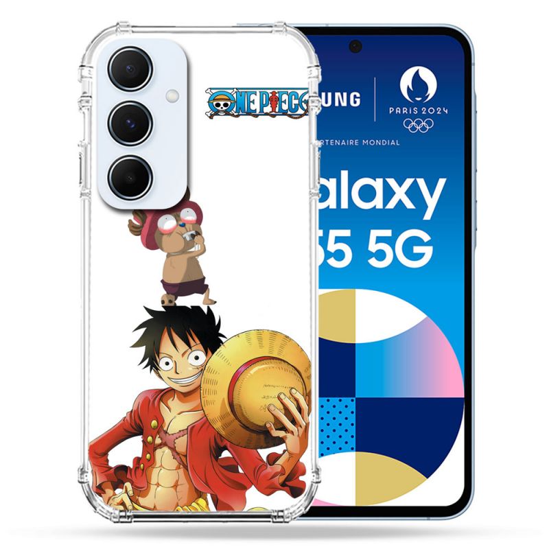 Coque Renforcé Pour Samsung Galaxy A55 5G Manga One Piece Chopper